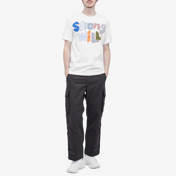 Comme des Garçons SHIRT Strong Will Patchwork T-Shirt