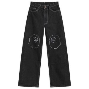 A Bathing Ape Ape Head Oversized Jeans