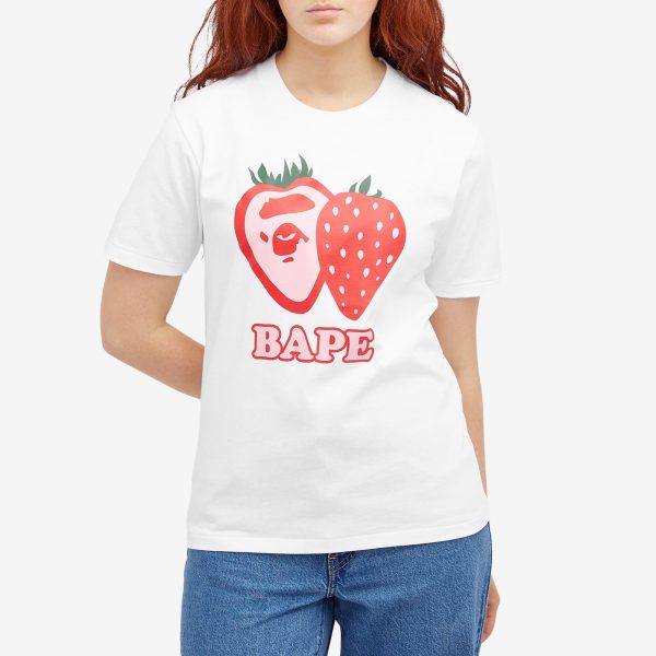 A Bathing Ape Bape Strawberry Tee