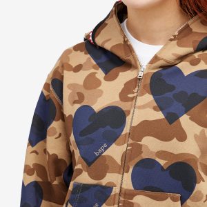 A Bathing Ape I Love Bape Shark Full Zip Hoodie