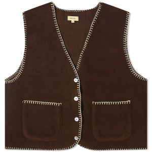 DONNI. Polar Fleece Stitch Vest