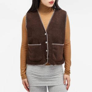 DONNI. Polar Fleece Stitch Vest