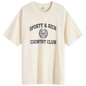 Sporty & Rich Varsity Crest T-Shirt