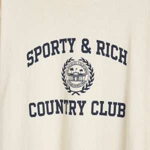 Sporty & Rich Varsity Crest T-Shirt