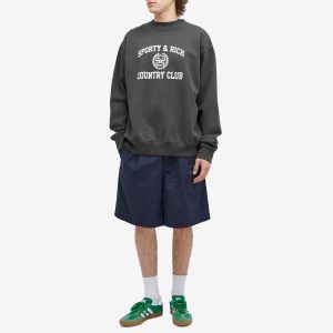 Sporty & Rich Varsity Crest Sweatshirt