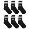 Adidas 3 Strip Crew Sock - 6 Pack