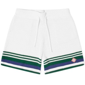 Casablanca Crochet Tennis Shorts