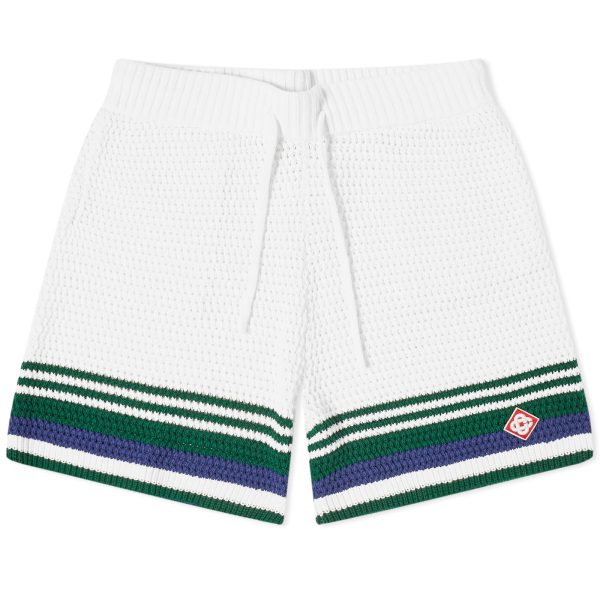 Casablanca Crochet Tennis Shorts