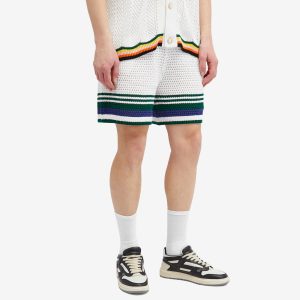 Casablanca Crochet Tennis Shorts