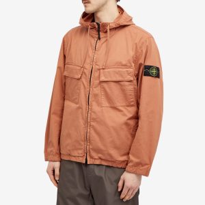 Stone Island Supima Cotton Twill Stretch-TC Hooded Jacket