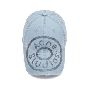 Acne Studios Carliy Button Logo Cap