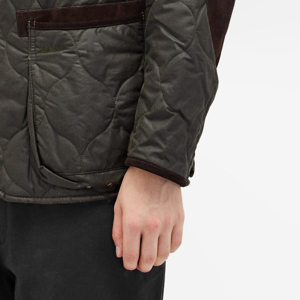 Barbour TO KI TO Sporting Quilted Wax Jacket