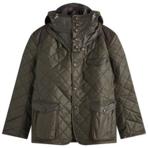 Barbour TO KI TO Driving Quilted Wax Jacket