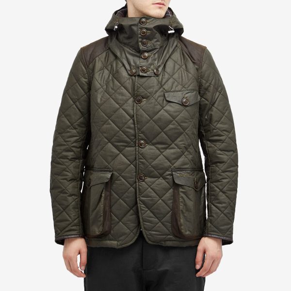 Barbour TO KI TO Driving Quilted Wax Jacket