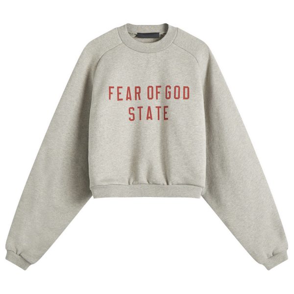 Fear Of God ESSENTIALS Fleece Cropped Crewneck