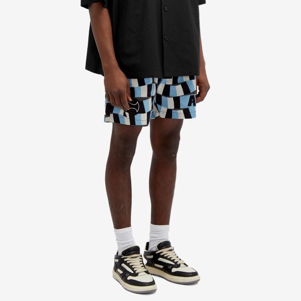 AMIRI Checkered Snake Swim Shorts