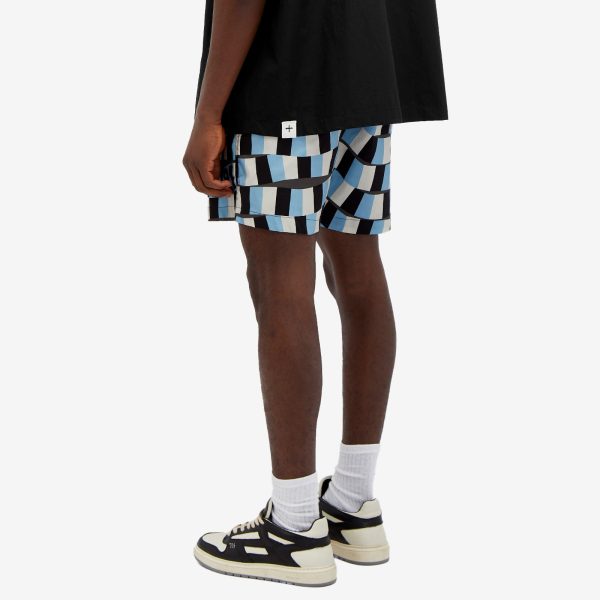 AMIRI Checkered Snake Swim Shorts