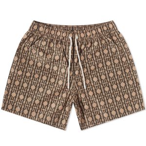 Palm Angels Mongram Swim Shorts