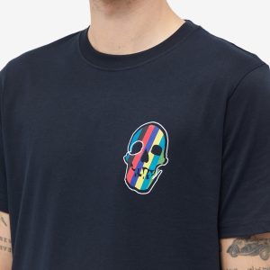 Paul Smith Stripe Skull T-Shirt