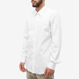 Dries Van Noten Curle Poplin White Shirt