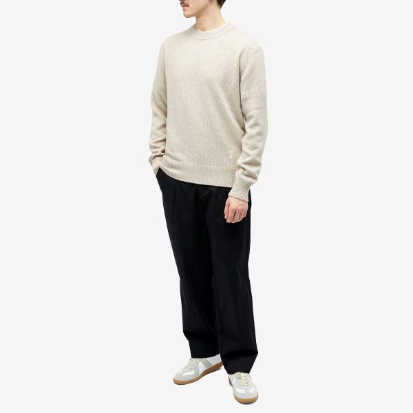 AMI Paris Tonal Heart Cashmere Crew Knit