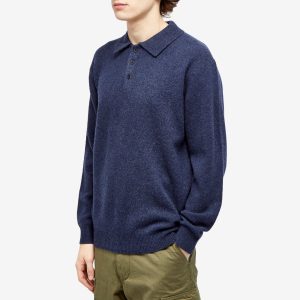 Beams Plus Long Sleeve Knit Polo