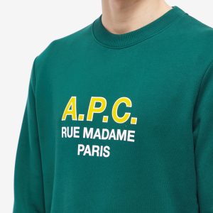 A.P.C. Madame Logo Crew Sweat