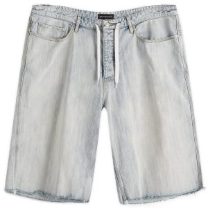 Balenciaga Loose Denim Shorts