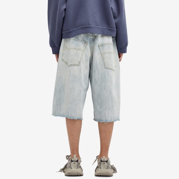 Balenciaga Loose Denim Shorts