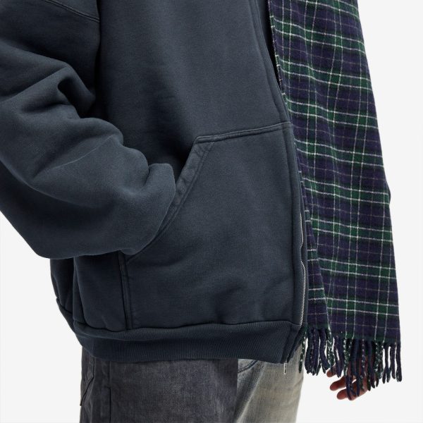 Balenciaga Scarf Zip-Up Hoodie