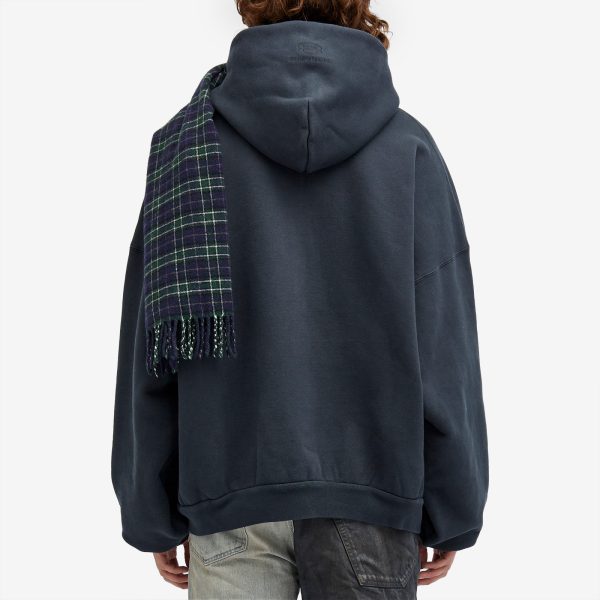 Balenciaga Scarf Zip-Up Hoodie