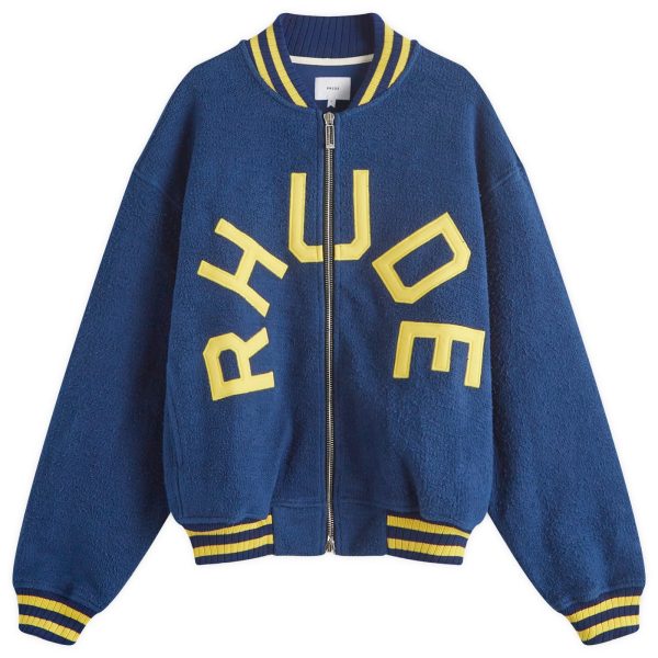 Rhude Varsity Logo Bomber Jacket