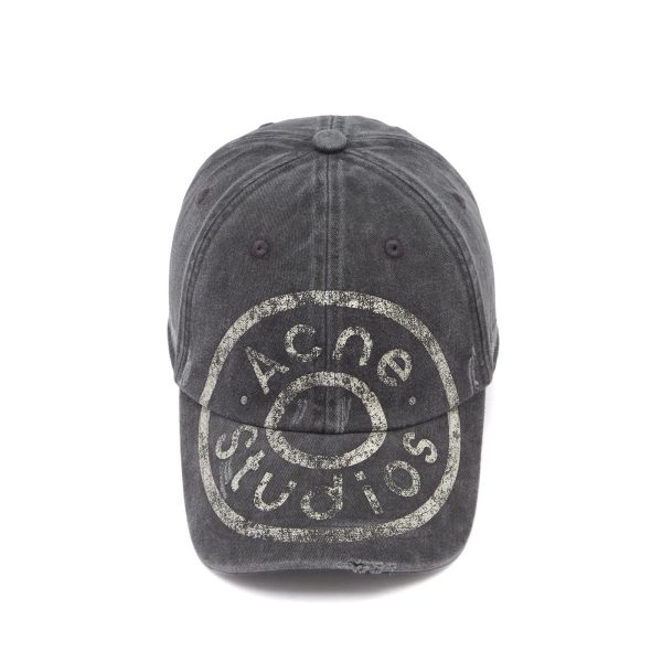 Acne Studios Carliy Button Logo Cap