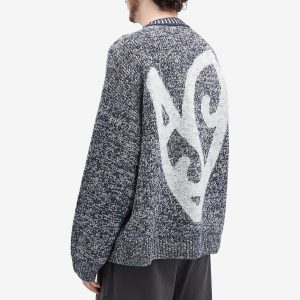 Acne Studios Kwisted Heart Logo Jumper