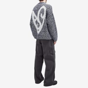 Acne Studios Kwisted Heart Logo Jumper