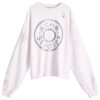 Acne Studios Franziska Button Logo Sweatshirt