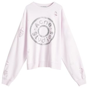 Acne Studios Franziska Button Logo Sweatshirt