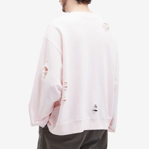 Acne Studios Franziska Button Logo Sweatshirt