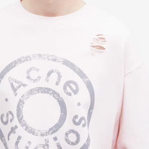 Acne Studios Franziska Button Logo Sweatshirt