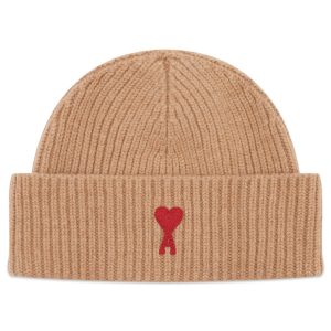 AMI Paris Red ADC Beanie