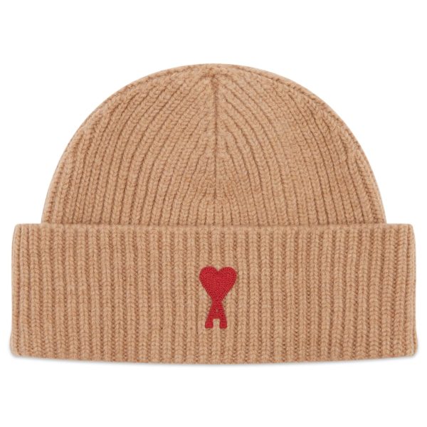 AMI Paris Red ADC Beanie