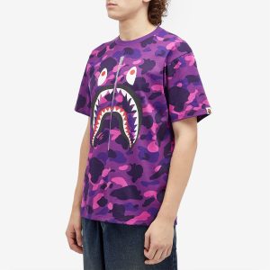 A Bathing Ape All Over Colour Camo Shark T-Shirt