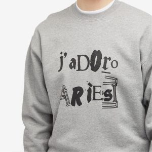 Aries J'Adoro Aries Ransom Crew Sweatshirt