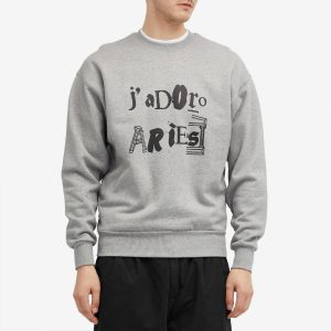 Aries J'Adoro Aries Ransom Crew Sweatshirt