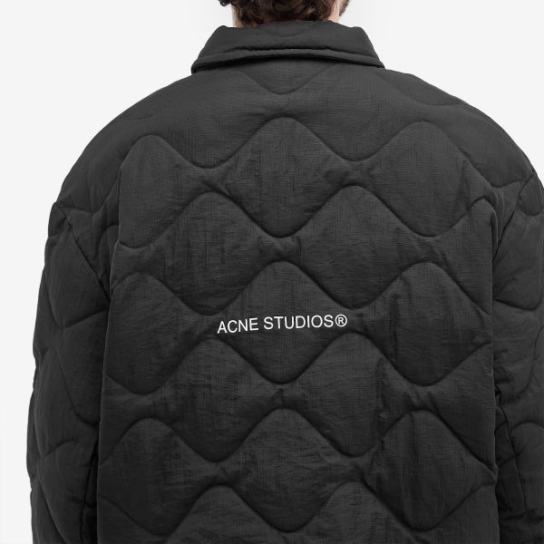 Acne Studios Oner Ripstop Back Logo Coach Jacket