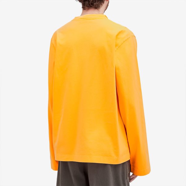 Acne Studios Edden Logo Wings Long Sleeve T-Shirt