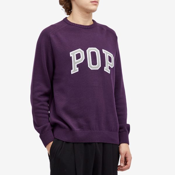 Pop Trading Company Arch Logo Crew Knit