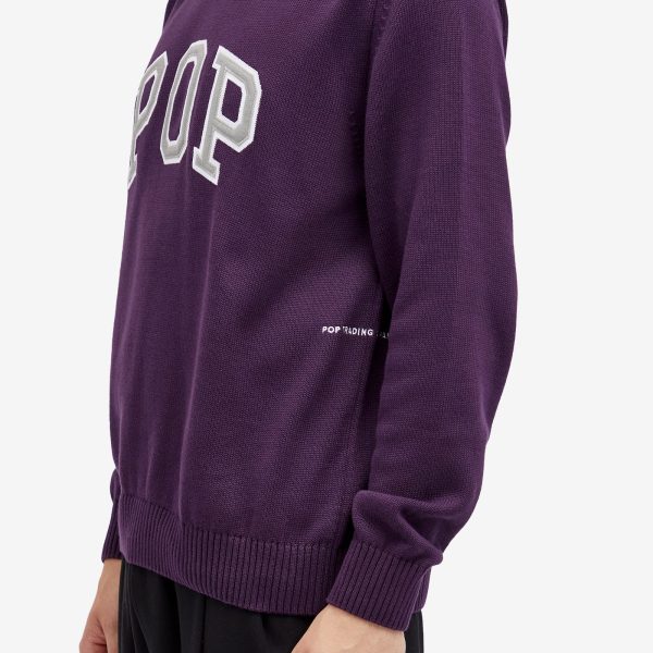 Pop Trading Company Arch Logo Crew Knit