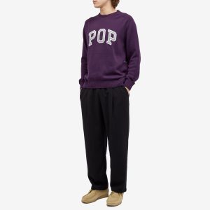 Pop Trading Company Arch Logo Crew Knit