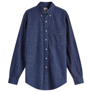 orSlow Button Down Denim Shirt